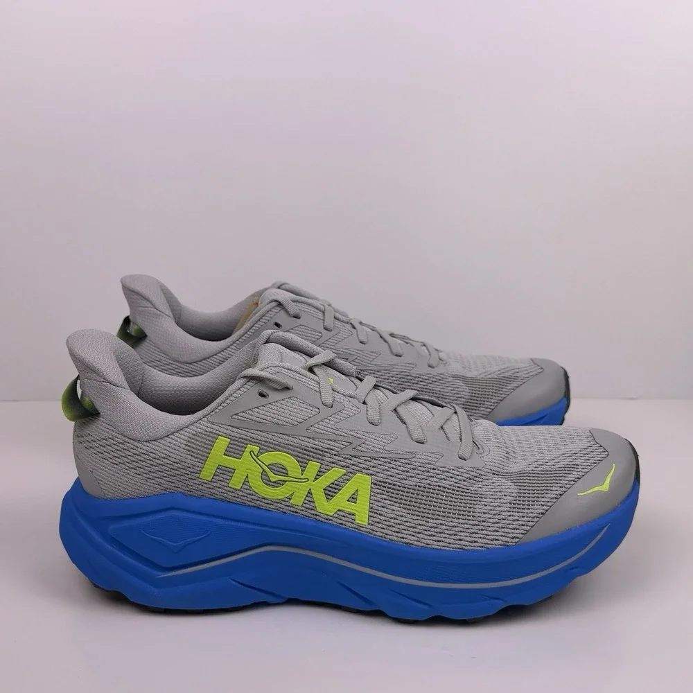 Hoka One One Challenger 8 Trail Running Shoe Men's Size 10D Grey Sample